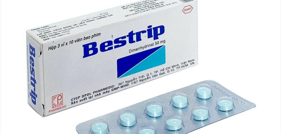 Thuốc Bestrip - Chống say tàu xe - Hộp 3 vỉ x10 viên - Cách dùng