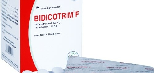 Thuốc Bidicotrim F - Điều trị nhiễm khuẩn - Hộp 10 vỉ x 10 viên - Cách dùng