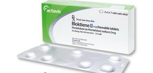 Thuốc Bloktiene 5mg - Điều trị hen phế quản - Hộp 4 vỉ x 7 viên - Cách dùng