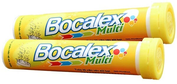 Viên sủi Bocalex Multi - Bổ sung vitamin A, B1, B2, PP, B6, C và E - Tuýp 20 viên - Cách dùng
