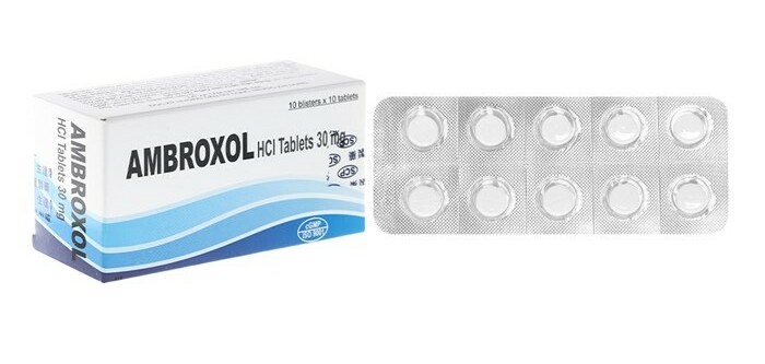 Thuốc Ambroxol HCl 30mg - Thuốc tiêu đờm - Hộp 10 vỉ x 10 viên - Cách dùng