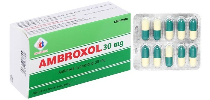 Thuốc Ambroxol 30mg - Thuốc tiêu đờm - Hộp 10 vỉ x 10 viên - Cách dùng