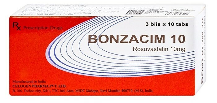 Thuốc Bonzacim 10mg - Điều trị tăng cholesterol máu - Cách dùng