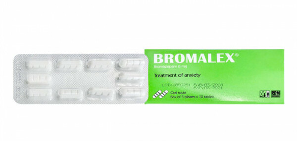 Thuốc Bromalex 6mg - Điều trị lo âu, mất ngủ - Hộp 30 viên - Cách dùng