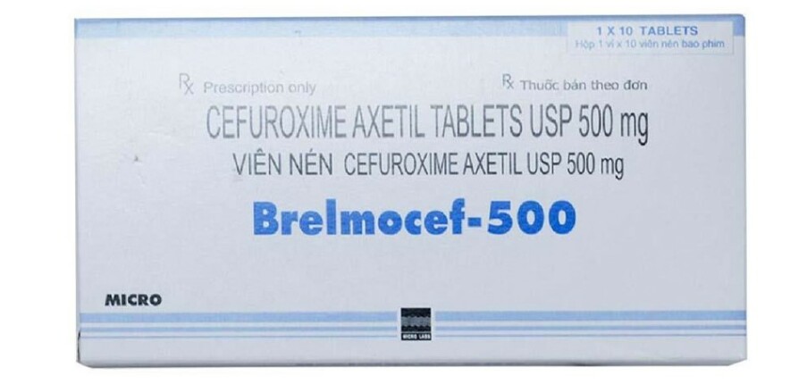 Thuốc Brelmocef - Điều trị nhiễm khuẩn hô hấp - Hộp 10 viên - Cách dùng