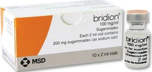 Thuốc Bridion - Hoá giải phóng bế thần kinh cơ - Hộp 10 lọ - Cách dùng