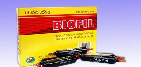 Thuốc Biofil - Điều trị tác động có lợi lên hệ tiêu hóa - Hộp 10 ống x 10ml - Cách dùng