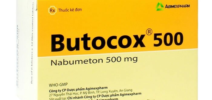 Thuốc Butocox - Giảm đau ở bệnh nhân thoái hóa khớp - Hộp 6 vỉ x 10 viên - Cách dùng