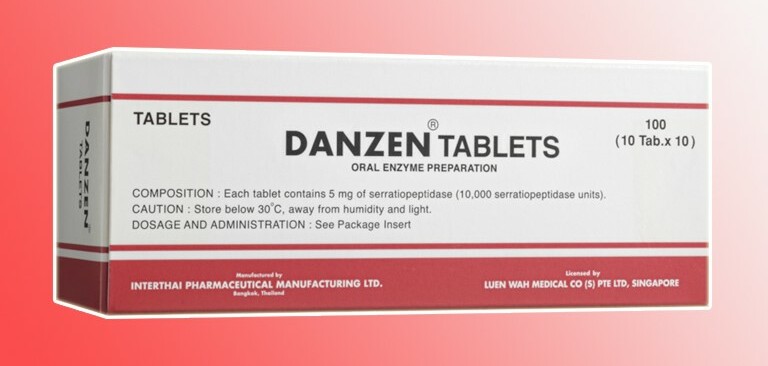 Thuốc Danzen - Giảm viêm và phù nề sau phẫu thuật - Hộp 10 vỉ x 10 viên - Cách dùng