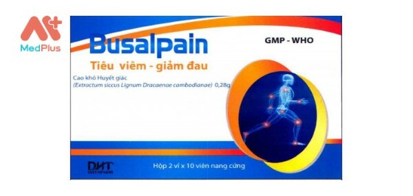 Thuốc Busalpain - Tiêu viêm, giảm đau - Hộp 2 vỉ x 10 viên - Cách dùng