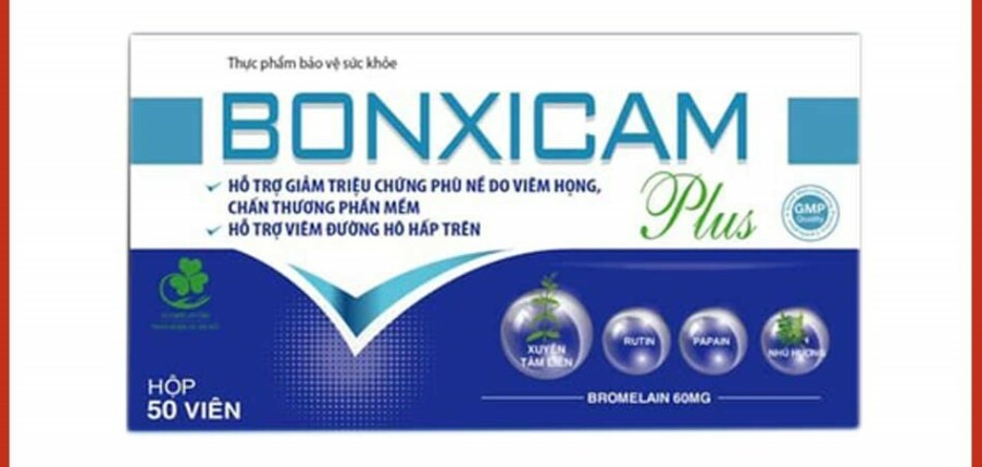 Bonxicam Plus - Điều trị viêm đường hô hấp trên - Hộp 5 vỉ x 10 viên - Cách dùng