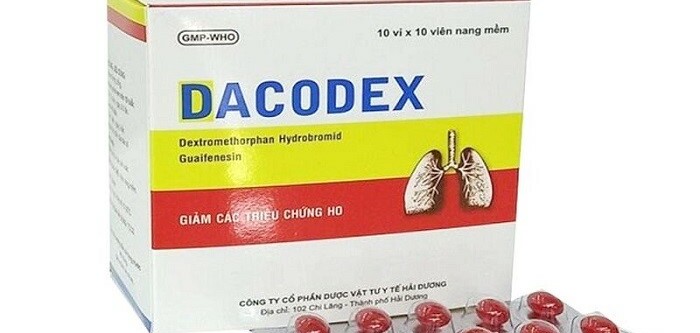 Thuốc Dacodex - Giảm ho - Hộp 10 vỉ x 10 viên - Cách dùng