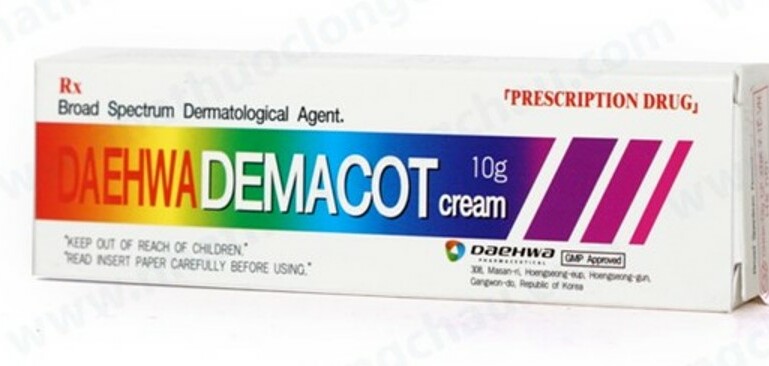 Thuốc Daehwademacot Cream - Đặc trị viêm da - Hộp 1 tuýp 10g - Cách dùng