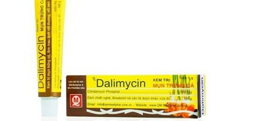 Thuốc Dalimycin - Điều trị làn da mụn trứng cá - Hộp 1 tuýp 8g - Cách dùng