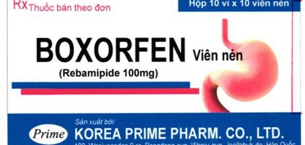 Thuốc Boxorfen - Điều trị viêm loét dạ dày - Hộp 10 vỉ x 10 viên - Cách dùng