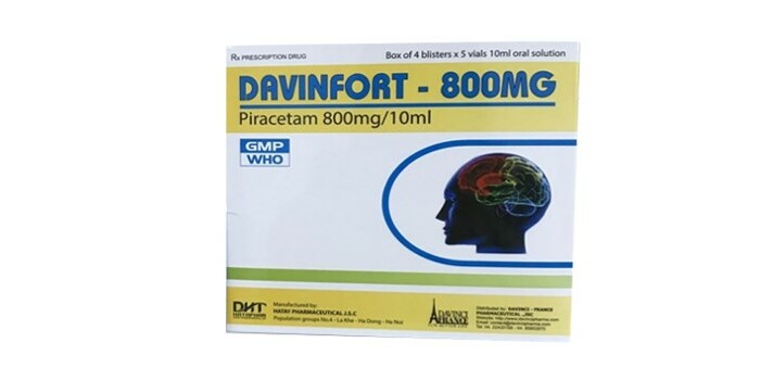 Thuốc Davinfort - Điều trị triệu chứng chóng mặt - 4 vỉ x 5 ống - Cách dùng