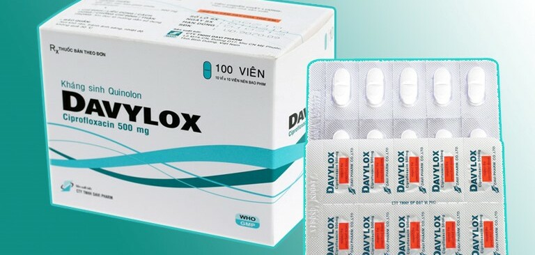 Thuốc Davylox - Điều trị nhiễm khuẩn - Hộp 10 vỉ x 10 viên - Cách dùng