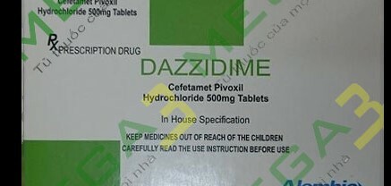 Thuốc Dazzidime - Điều trị nhiễm khuẩn do vi khuẩn - 5 hộp nhỏ x 1 vỉ x 4 viên - Cách dùng