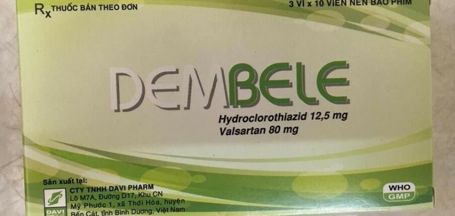 Thuốc Dembele - Chỉ định cho bệnh nhân mắc cao huyết áp - Hộp 3 vỉ x 10 viên - Cách dùng