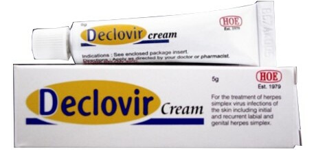 Thuốc Declovir - Trị nhiễm trùng da & niêm mạc do virus - Hộp 1 tuýp 5g - Cách dùng