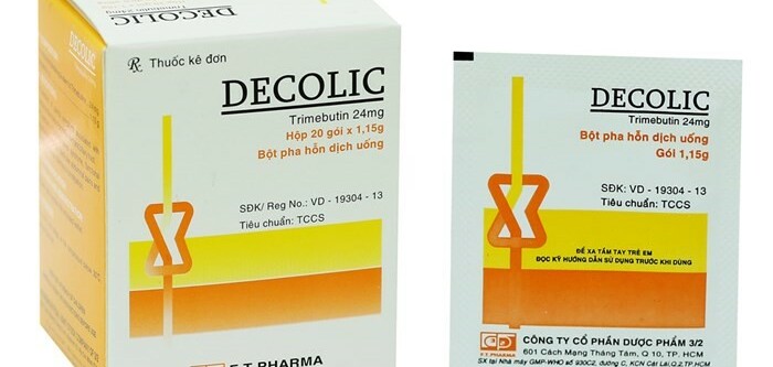 Thuốc Decolic - Giảm đau do rối loạn ống tiêu hóa - Hộp 20 gói - Cách dùng