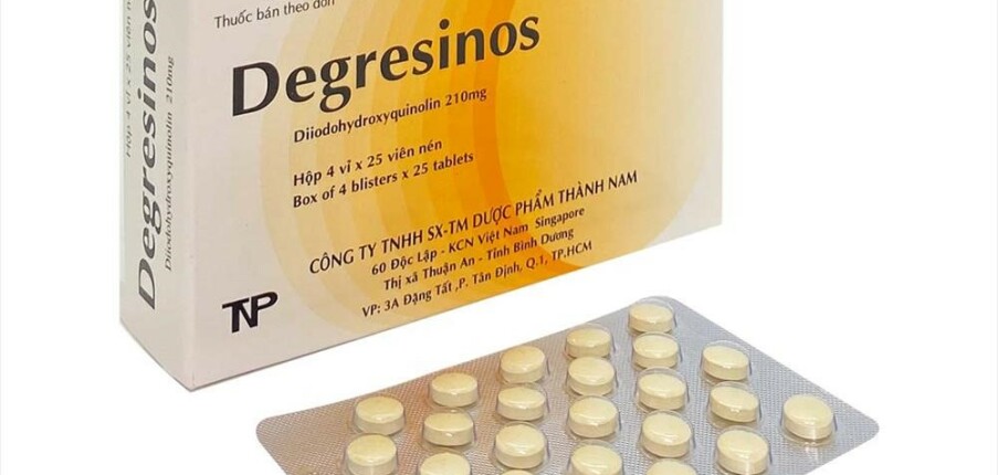Thuốc Degresinos - Điều trị nhiễm khuẩn đường tiêu hóa do amip - Hộp 100 viên - Cách dùng