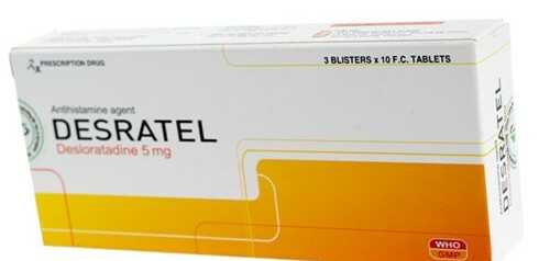 Thuốc Desratel - Điều trị viêm mũi dị ứng và mày đay - Hộp 10 vỉ x 10 viên - Cách dùng
