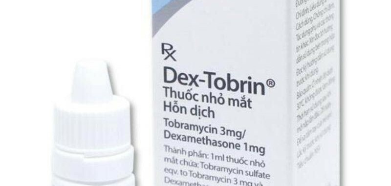 Thuốc nhỏ mắt Dex-Tobrin - Điều trị nhiễm khuẩn vùng mắt - Hộp 1 lọ 5ml - Cách dùng