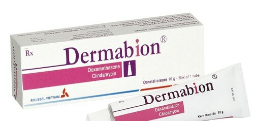 Thuốc Dermabion - Điều trị các bệnh nhiễm khuẩn ngoài da - Hộp 1 tuýp 10 g - Cách dùng