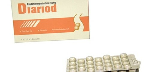 Thuốc Diariod - Điều trị nhiễm amip - Hộp 4 vỉ x 25 viên - Cách dùng