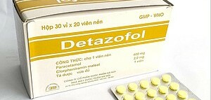 Thuốc Detazofol - Điều trị đau dây thần kinh - Hộp 10 vỉ x 20 viên - Cách dùng
