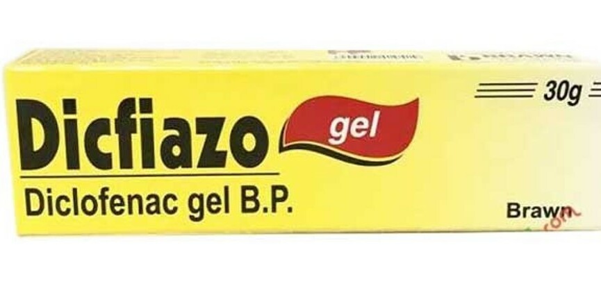 Thuốc Dicfiazo Gel Brawn 30G - Giảm triệu chứng viêm và đau - 1 tuýp 30g - Cách dùng
