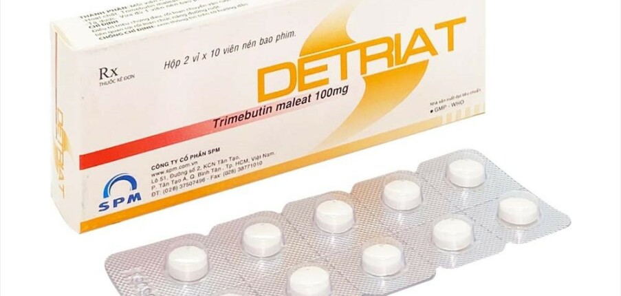 Thuốc Detriat - Điều trị rối loạn nhu động ruột - Hộp 10 vỉ x 10 viên - Cách dùng