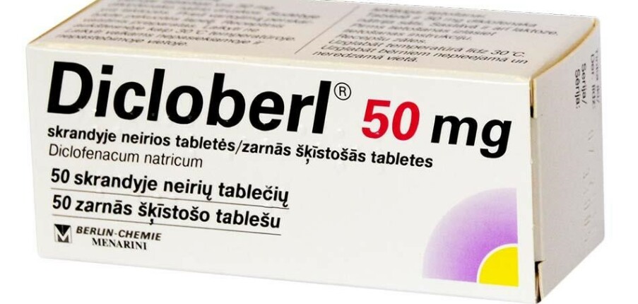 Thuốc Dicloberl - Giảm đau, chống viêm - 10 vỉ x 10 viên - Cách dùng