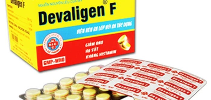 Thuốc Devaligen F - Dùng trong cảm cúm - Hộp 25 vỉ x 20 viên - Cách dùng