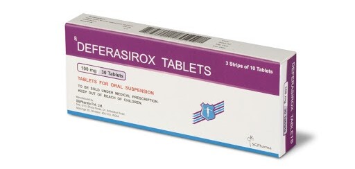 Thuốc Deferasirox - Điều trị tình trạng nồng độ sắt - Hộp 28 viên - Cách dùng