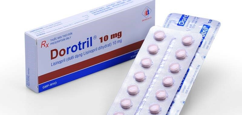 Thuốc Dorotril 10 - Điều trị bệnh tăng huyết áp - 10 vỉ x 10 viên - Cách dùng