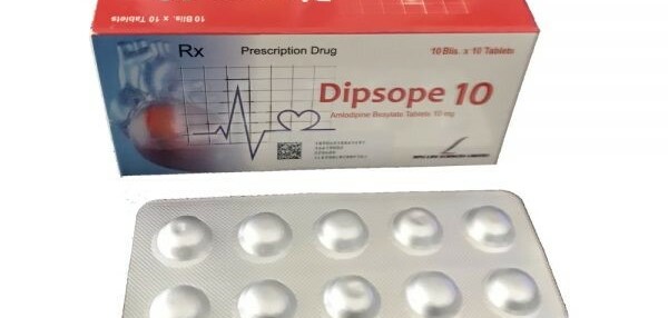 Thuốc Dipsope-10 - Điều trị tăng huyết áp - Hộp 10 vỉ x 10 viên - Cách dùng