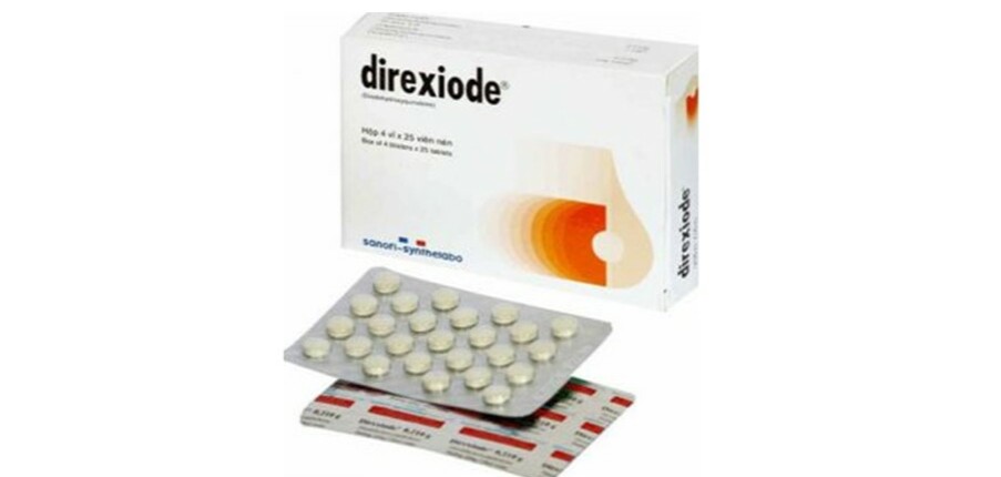 Thuốc Direxiode - Điều trị bệnh áp xe gan - Hộp 4 vỉ x 25 viên - Cách dùng