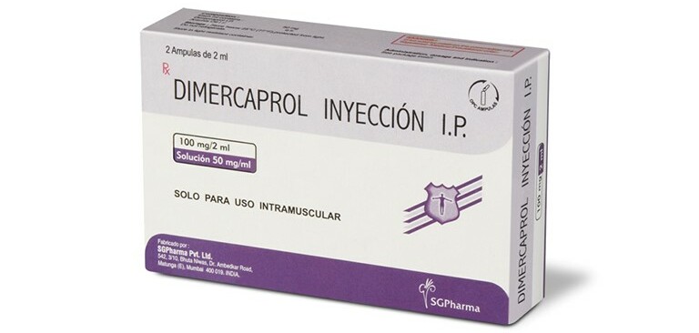 Thuốc Dimercaprol - Điều trị ngộ độc cấp tính - Hộp 2 ống x 2 ml - Cách dùng
