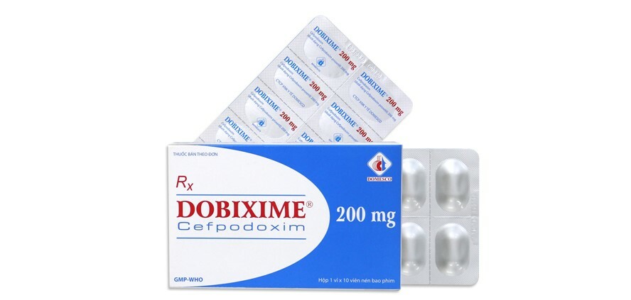 Thuốc Dobixime - Điều trị nhiễm khuẩn - Hộp 1 vỉ x 10 viên - Cách dùng