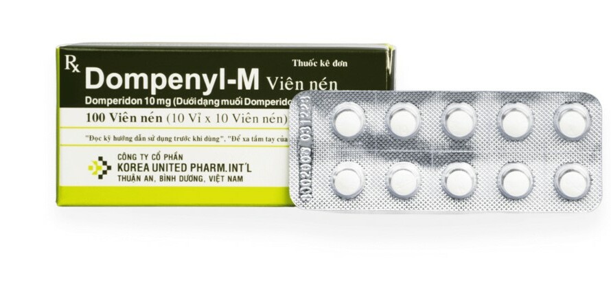 Thuốc Dompenyl M - Ðiều trị buồn nôn và nôn nặng - Hộp 10 vỉ x 10 viên - Cách dùng