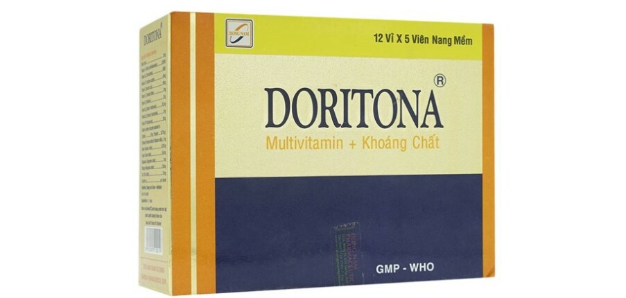 Thuốc Doritona - Bổ sung vitamin và khoáng chất - Hộp 12 vỉ x 5 viên - Ccahs dùng