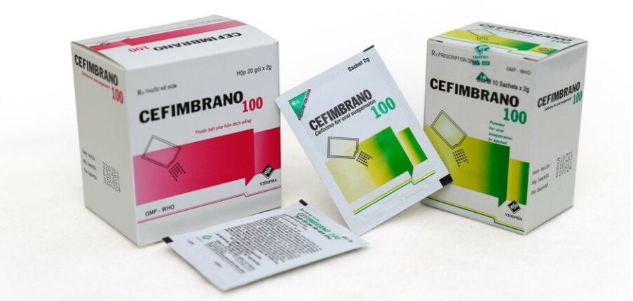 Thuốc Cefimbrano - Điều trị nhiễm khuẩn hô hấp - 100mg/ gói 2g - Cách dùng
