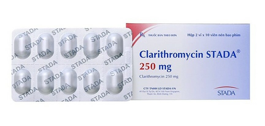 Thuốc Clarithromycin STADA - 250 mg, 500mg - Cách dùng
