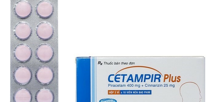 Thuốc Cetampir plus - Điều trị tổn thương thần kinh - Hộp 30 viên - Cách dùng