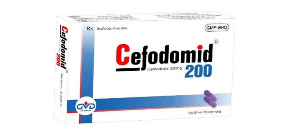 Thuốc Cefodomid - Điều trị nhiễm khuẩn -  Hộp 1 vỉ x 10 viên - Cách dùng