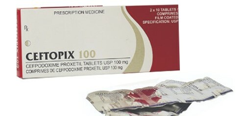 Thuốc Ceftopix - Điều trị nhiễm trùng - 1 vỉ x 10 viên - Cách dùng