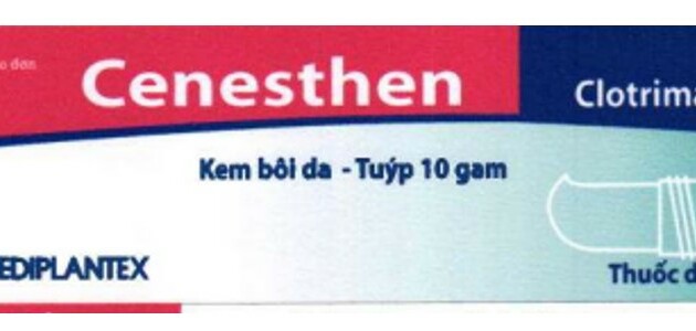 Thuốc Cenesthen - Điều trị nhiễm nấm ngoài da - Hộp 1 tuýp 10g -  Cách dùng