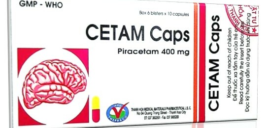 Thuốc Cetam Caps - Điều trị rối loạn thần kinh - 400mg - Cách dùng